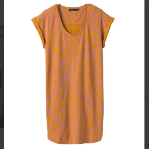 NWT Prana Bon Vivante Curry Wander Print Dress - S - Picture 4 of 15